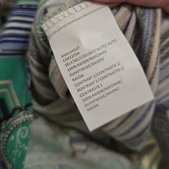 Anthropologie Tiny Caviana Shirt Dress Green Medium Drop Waist Loose Fit - Picture 9 of 9